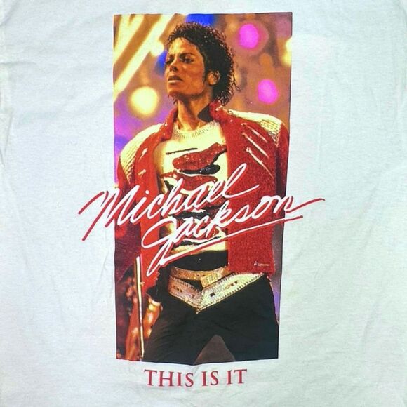 Delta Michael Jackson 2009 This Is It Tour Promo Tee - Size Large - Picture 2 of 8